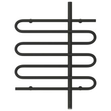 Полотенцесушитель электрический 800х600 темный титан муар МЭМ правый Сунержа Эпатаж 15-0551-8060