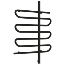 Полотенцесушитель электрический 800х600 черный матовый МЭМ правый Сунержа Эпатаж 31-0551-8060