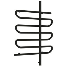 Полотенцесушитель электрический 800х600 черный матовый МЭМ правый Сунержа Эпатаж 31-0551-8060