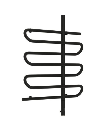 Полотенцесушитель электрический 800х600 черный матовый МЭМ правый Сунержа Эпатаж 31-0551-8060