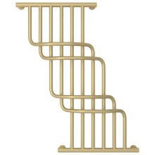 Полотенцесушитель водяной 1000х850 шампань матовая Сунержа Нега 022-0225-1085