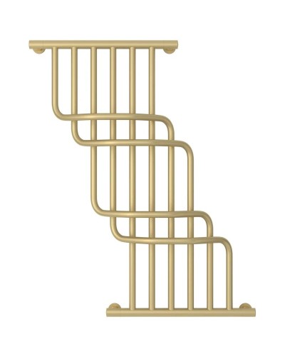 Полотенцесушитель водяной 1000х850 шампань матовая Сунержа Нега 022-0225-1085