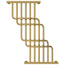 Полотенцесушитель водяной 1000х850 золотой Сунержа Нега 03-0225-1085