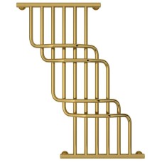 Полотенцесушитель водяной 1000х850 золотой Сунержа Нега 03-0225-1085