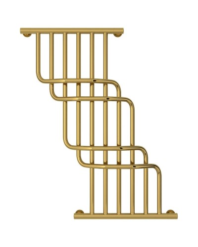 Полотенцесушитель водяной 1000х850 золотой Сунержа Нега 03-0225-1085