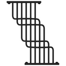 Полотенцесушитель водяной 1000х850 черный матовый Сунержа Нега 31-0225-1085