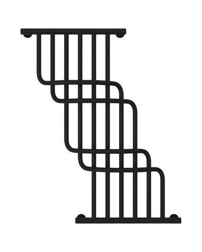 Полотенцесушитель водяной 1000х850 черный матовый Сунержа Нега 31-0225-1085