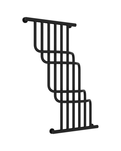 Полотенцесушитель водяной 1000х850 черный матовый Сунержа Нега 31-0225-1085