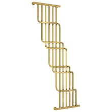 Полотенцесушитель водяной 1700х1000 золотой Сунержа Нега 03-0225-1710