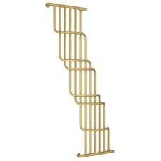 Полотенцесушитель водяной 1700х1000 золотой матовый Сунержа Нега 032-0225-1710