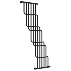 Полотенцесушитель водяной 1700х1000 черный матовый Сунержа Нега 31-0225-1710