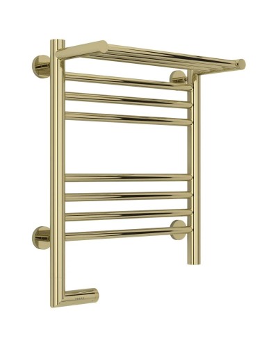 Полотенцесушитель электрический 500х400 шампань МЭМ левый Сунержа Богема с полкой 2.0 020-5206-5040