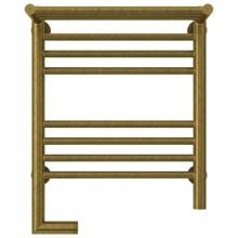 Полотенцесушитель электрический 500х400 состаренная бронза МЭМ левый Сунержа Богема с полкой 2.0 05-5206-5040