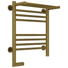 Полотенцесушитель электрический 500х400 состаренная бронза МЭМ левый Сунержа Богема с полкой 2.0 05-5206-5040