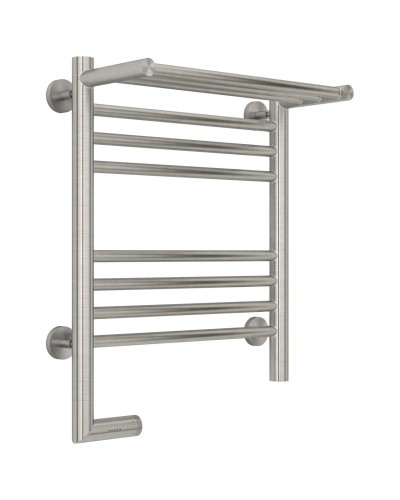 Полотенцесушитель электрический 500х400 сатин МЭМ левый Сунержа Богема с полкой 2.0 071-5206-5040