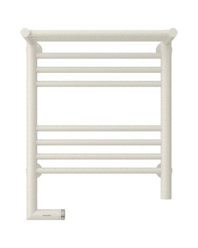 Полотенцесушитель электрический 500х400 античное белое золото МЭМ левый Сунержа Богема с полкой 2.0 10-5206-5040