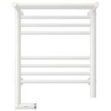 Полотенцесушитель электрический 500х400 белый глянец МЭМ левый Сунержа Богема с полкой 2.0 12-5206-5040