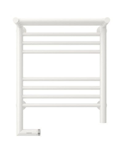 Полотенцесушитель электрический 500х400 белый глянец МЭМ левый Сунержа Богема с полкой 2.0 12-5206-5040