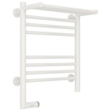 Полотенцесушитель электрический 500х400 белый глянец МЭМ левый Сунержа Богема с полкой 2.0 12-5206-5040
