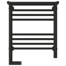 Полотенцесушитель электрический 500х400 темный титан муар МЭМ левый Сунержа Богема с полкой 2.0 15-5206-5040