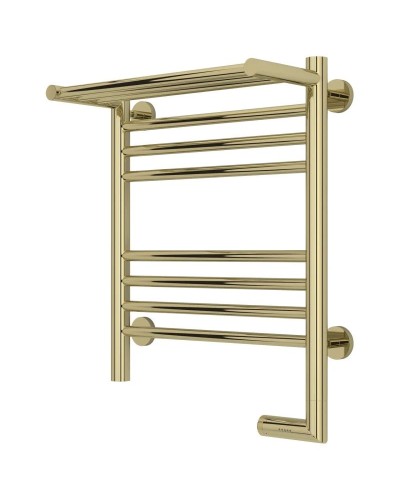 Полотенцесушитель электрический 500х400 шампань МЭМ правый Сунержа Богема с полкой 2.0 020-5207-5040