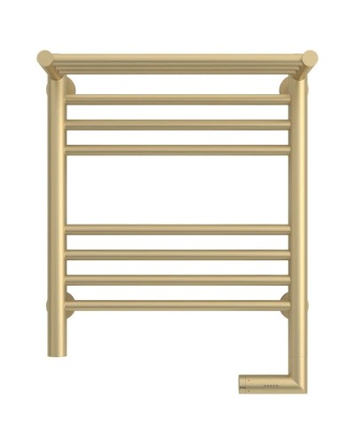 Полотенцесушитель электрический 500х400 шампань матовая МЭМ правый Сунержа Богема с полкой 2.0 022-5207-5040