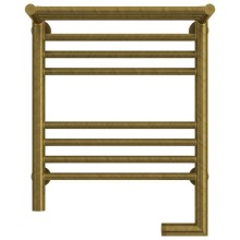 Полотенцесушитель электрический 500х400 состаренная бронза МЭМ правый Сунержа Богема с полкой 2.0 05-5207-5040