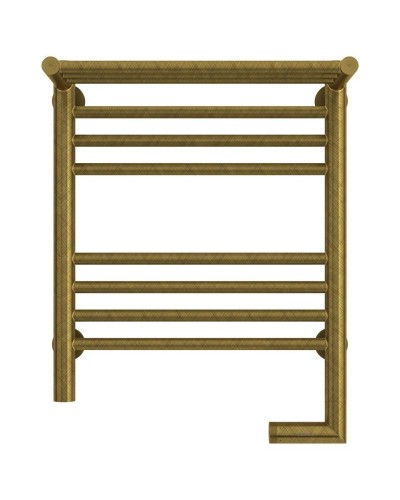 Полотенцесушитель электрический 500х400 состаренная бронза МЭМ правый Сунержа Богема с полкой 2.0 05-5207-5040