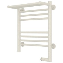 Полотенцесушитель электрический 500х400 античное белое золото МЭМ правый Сунержа Богема с полкой 2.0 10-5207-5040