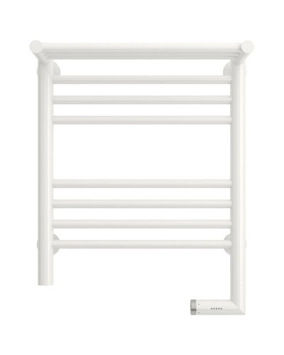 Полотенцесушитель электрический 500х400 белый глянец МЭМ правый Сунержа Богема с полкой 2.0 12-5207-5040