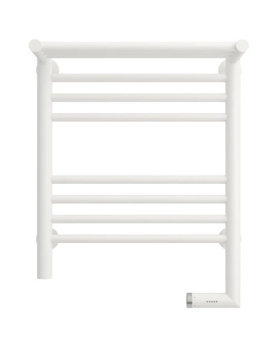 Полотенцесушитель электрический 500х400 белый матовый МЭМ правый Сунержа Богема с полкой 2.0 30-5207-5040
