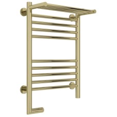 Полотенцесушитель электрический 600х400 шампань МЭМ левый Сунержа Богема с полкой 2.0 020-5206-6040