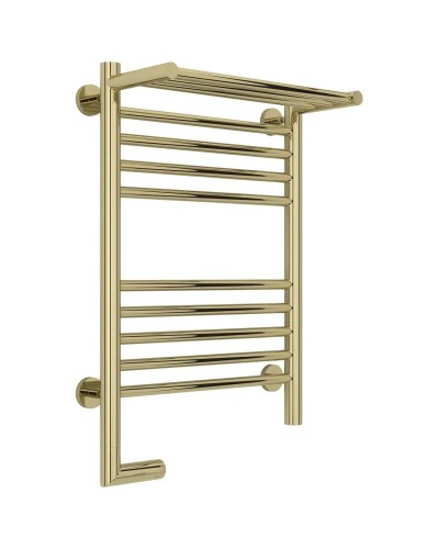 Полотенцесушитель электрический 600х400 шампань МЭМ левый Сунержа Богема с полкой 2.0 020-5206-6040