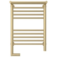 Полотенцесушитель электрический 600х400 шампань матовая МЭМ левый Сунержа Богема с полкой 2.0 022-5206-6040