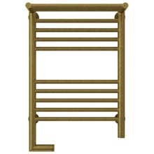 Полотенцесушитель электрический 600х400 состаренная бронза МЭМ левый Сунержа Богема с полкой 2.0 05-5206-6040