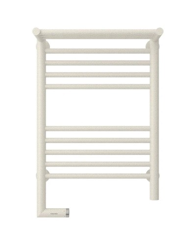 Полотенцесушитель электрический 600х400 античное белое золото МЭМ левый Сунержа Богема с полкой 2.0 10-5206-6040