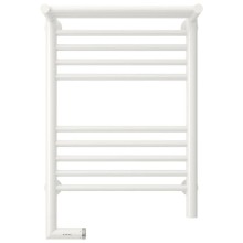 Полотенцесушитель электрический 600х400 белый глянец МЭМ левый Сунержа Богема с полкой 2.0 12-5206-6040