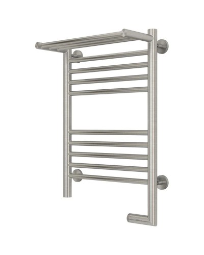 Полотенцесушитель электрический 600х400 сатин МЭМ правый Сунержа Богема с полкой 2.0 071-5207-6040