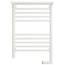 Полотенцесушитель электрический 600х400 белый матовый МЭМ правый Сунержа Богема с полкой 2.0 30-5207-6040