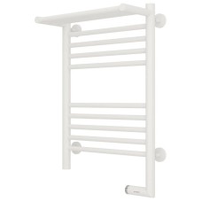Полотенцесушитель электрический 600х400 белый матовый МЭМ правый Сунержа Богема с полкой 2.0 30-5207-6040