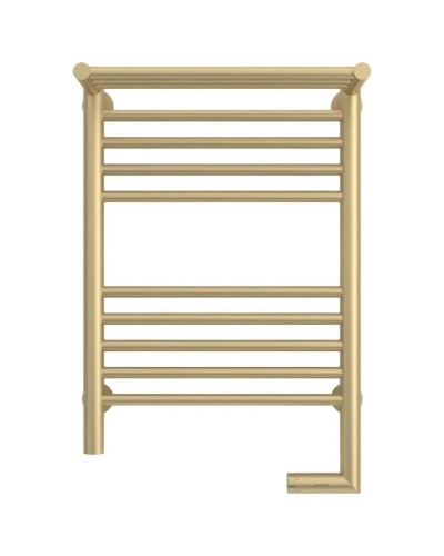 Полотенцесушитель электрический 600х400 шампань матовая МЭМ правый Сунержа Богема с полкой 2.0 022-5207-6040