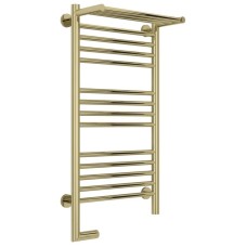 Полотенцесушитель электрический 800х400 шампань МЭМ левый Сунержа Богема с полкой 2.0 020-5206-8040