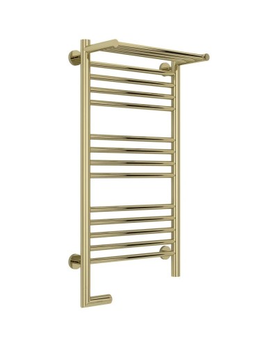 Полотенцесушитель электрический 800х400 шампань МЭМ левый Сунержа Богема с полкой 2.0 020-5206-8040