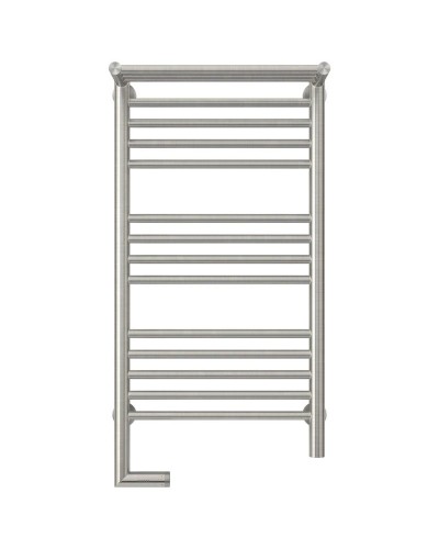 Полотенцесушитель электрический 800х400 сатин МЭМ левый Сунержа Богема с полкой 2.0 071-5206-8040