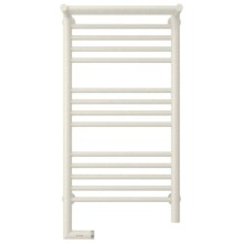 Полотенцесушитель электрический 800х400 античное белое золото МЭМ левый Сунержа Богема с полкой 2.0 10-5206-8040