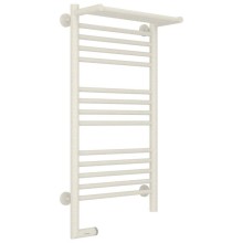 Полотенцесушитель электрический 800х400 античное белое золото МЭМ левый Сунержа Богема с полкой 2.0 10-5206-8040