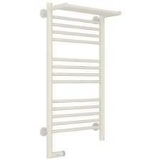 Полотенцесушитель электрический 800х400 античное белое золото МЭМ левый Сунержа Богема с полкой 2.0 10-5206-8040