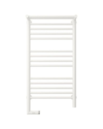 Полотенцесушитель электрический 800х400 белый матовый МЭМ левый Сунержа Богема с полкой 2.0 30-5206-8040