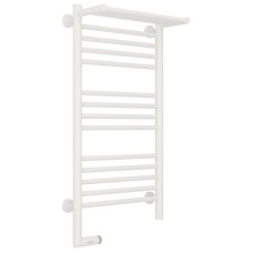 Полотенцесушитель электрический 800х400 белый матовый МЭМ левый Сунержа Богема с полкой 2.0 30-5206-8040