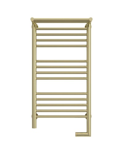 Полотенцесушитель электрический 800х400 шампань МЭМ правый Сунержа Богема с полкой 2.0 020-5207-8040